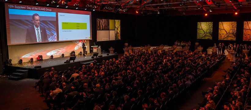 Volles Haus: Viele Lieferanten waren der Einladung von CLAAS gefolgt. -